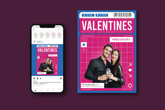 Valentines Party Flyer