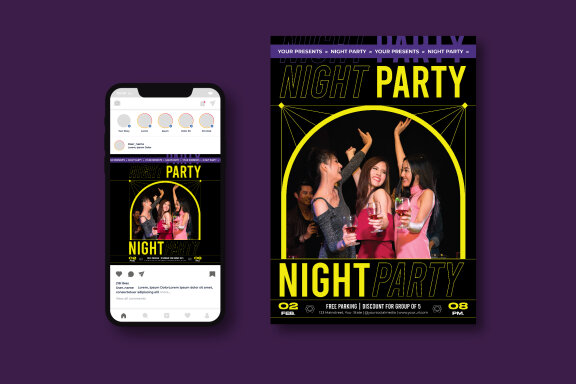 Night Party Flyer