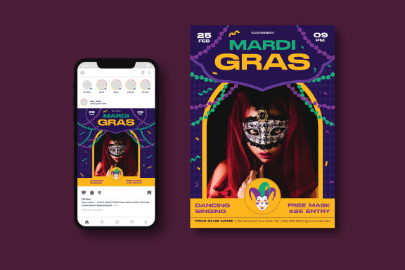 Mardi Gras Flyer