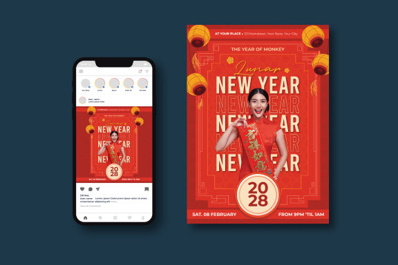 Lunar New Year Flyer