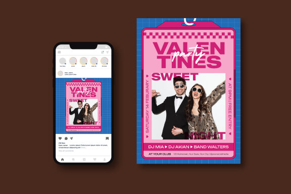 Valentines Party Flyer