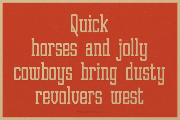 Nopsan | Condensed Display Font
