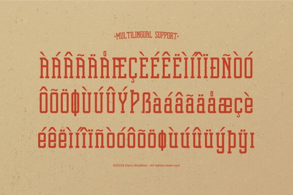Nopsan | Condensed Display Font
