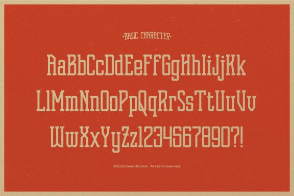 Nopsan | Condensed Display Font