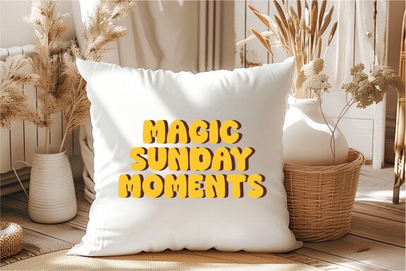 Sunday Magic - Cute Bubble Font