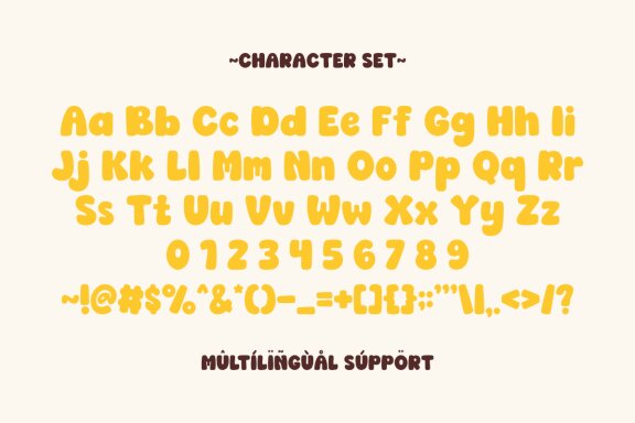 Sunday Magic - Cute Bubble Font