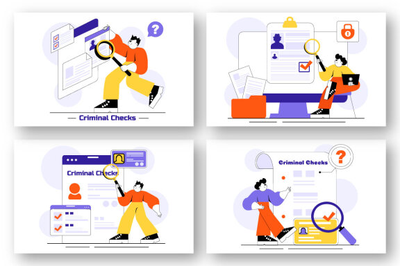 9 Criminal Checks Illustration