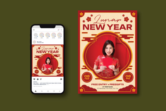 Lunar New Year Flyer