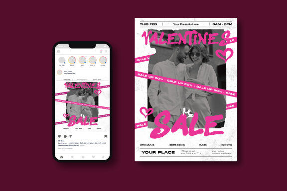 Valentines Sale Flyer