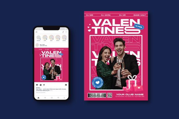 Valentines Party Flyer