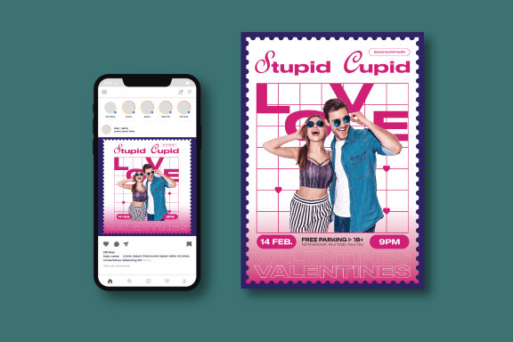 Valentines Party Flyer