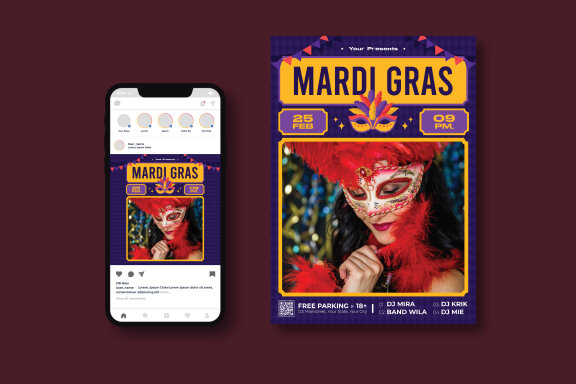 Mardi Gras Flyer