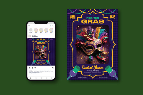 Mardi Gras Flyer