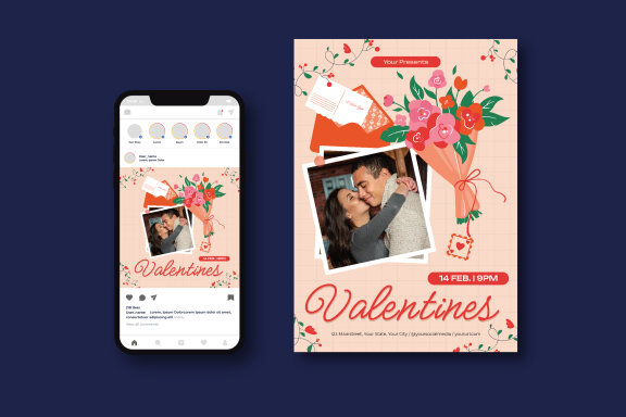 Valentines Party Flyer