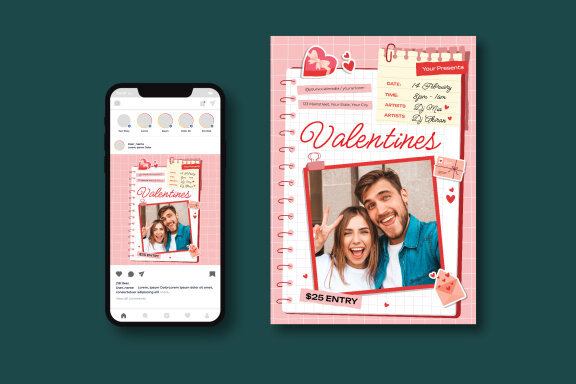 Valentines Party Flyer