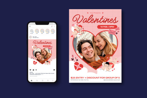 Valentines Party Flyer
