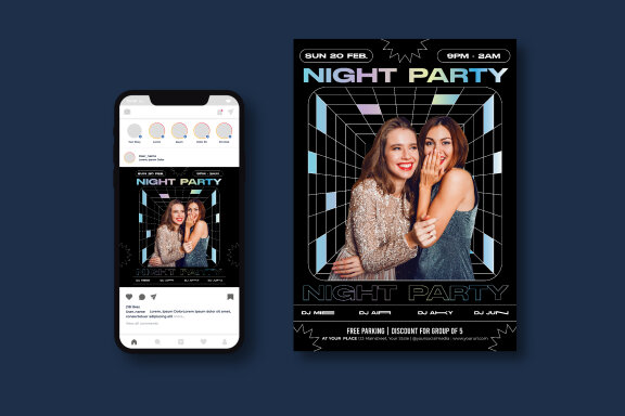 Night Party Flyer