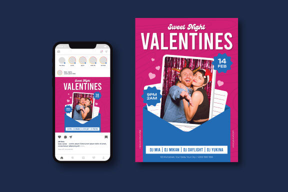 Valentines Party Flyer