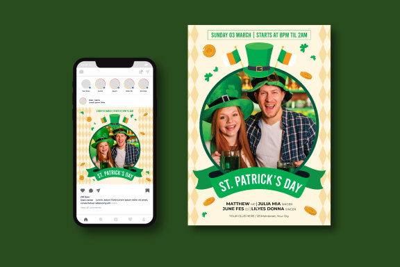 St Patrick Day Flyer