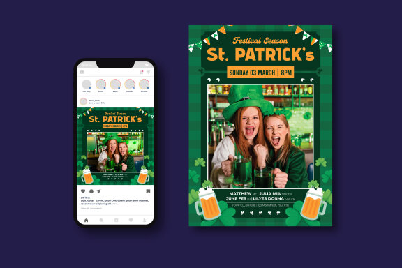 St Patrick Day FLyer