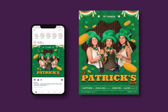 St Patrick Day FLyer