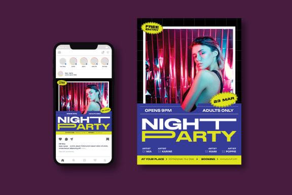 Night Party Flyer