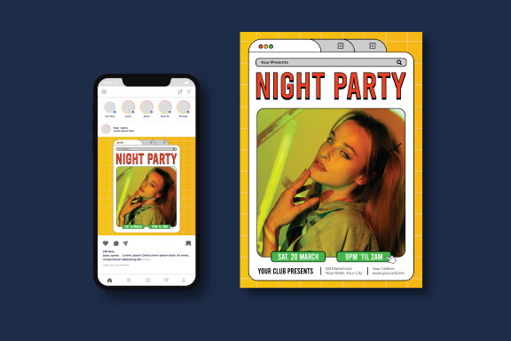 Night Party Flyer