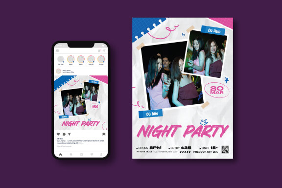 Night Party Flyer
