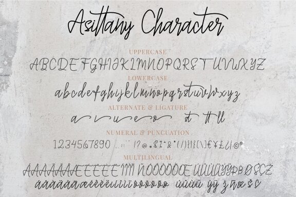 Asittany FREE Handwritten Font