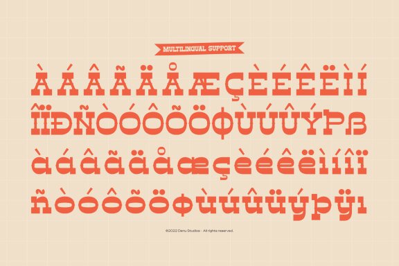 O_Feel | Slab Serif Font
