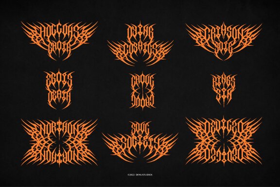 Blaizor Skyzo | Black Metal Font