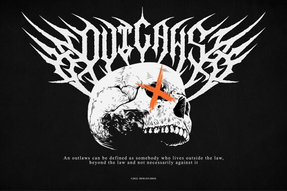 Blaizor Skyzo | Black Metal Font