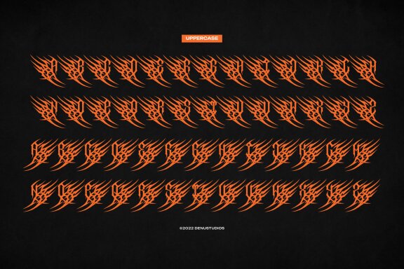 Blaizor Skyzo | Black Metal Font