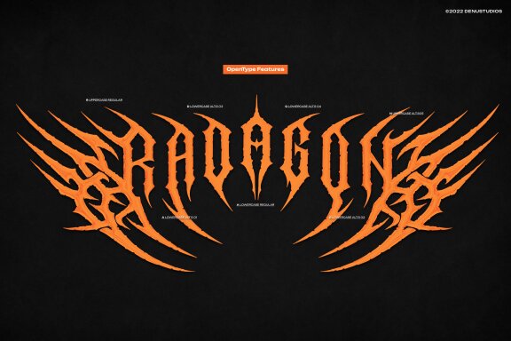 Blaizor Skyzo | Black Metal Font