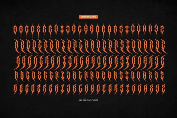 Blaizor Skyzo | Black Metal Font