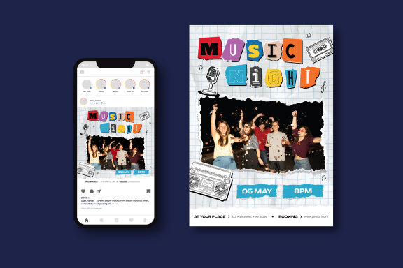 Music Night Flyer