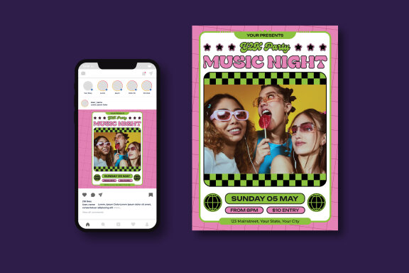 Music Night Flyer