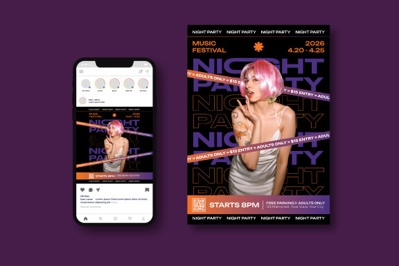 Night Party Flyer