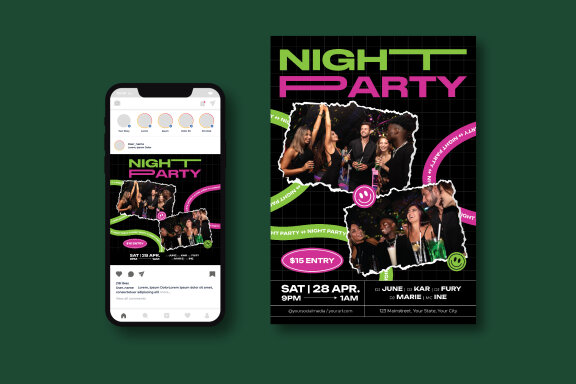 Night Party Flyer