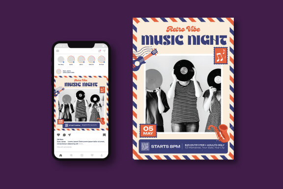 Music Night Flyer