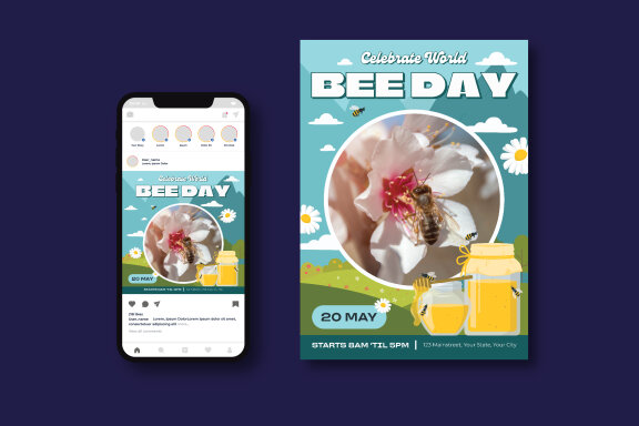 World Bee Day Flyer