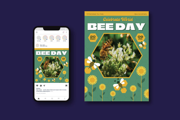 World Bee Day Flyer