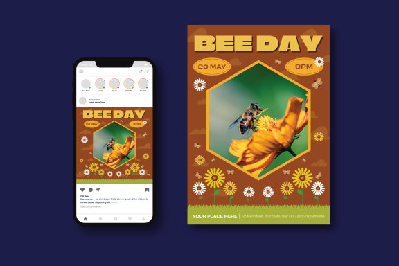 World Bee Day Flyer