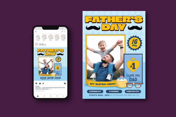 Father Day Flyer