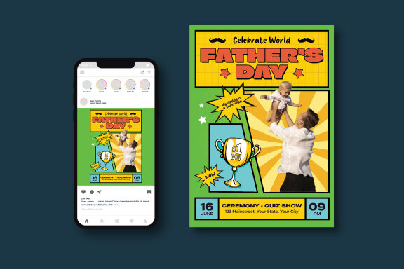 Father Day Flyer