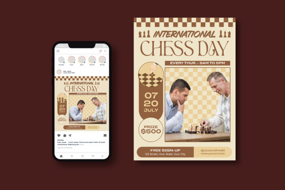 World Chess Day Flyer