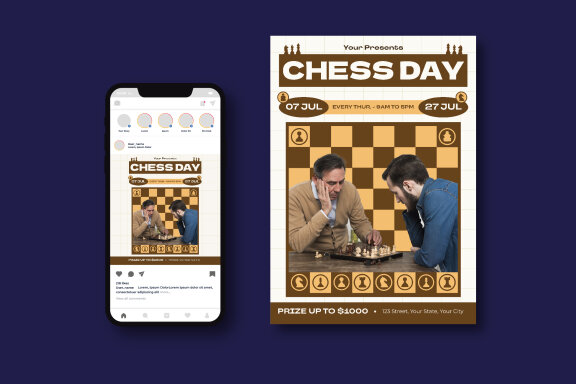 World Chess Day Flyer