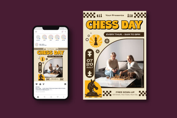 World Chess Day Flyer