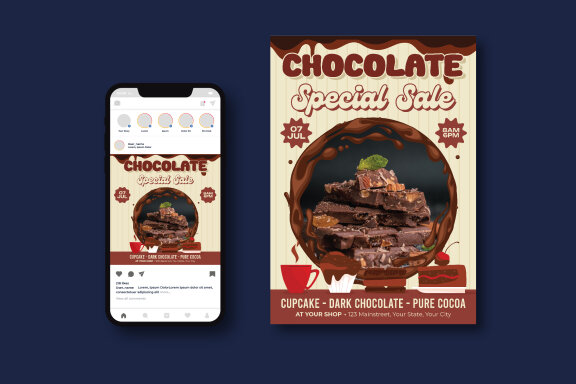 World Chocolate Day Flyer