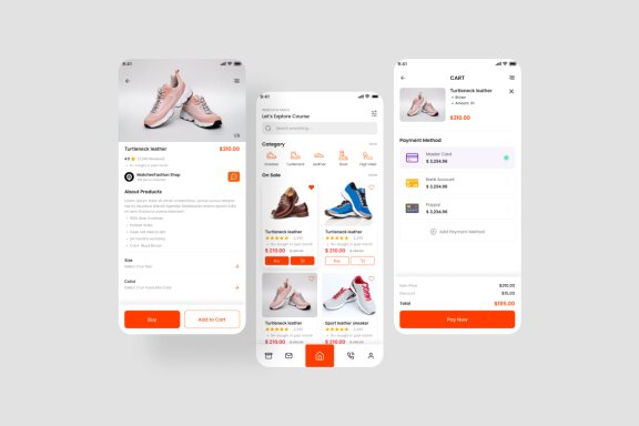 Shoe Shopping App UI Kit